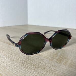 Vintage Bausch & Lomb Canada Harper Sunglasses Purple Blue Translucent Frames